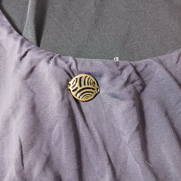 BluMoss Luxury One-Piece Swimwear Villa Classic Halter Maillot Navy Size Small - Picture 9 of 15